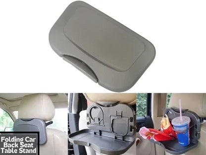 Seat Back Car Cup Holder Car Beverage Tray Folding Car Dinner Plate