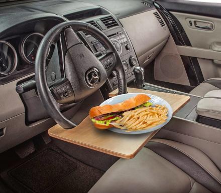 Car Steering Wheel Wooden Table Board