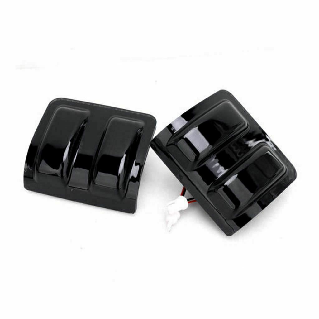 Car Front Mirror Lights 3 Grids Are Always On And Running Water  [ F250 F350 F450 F550 ]