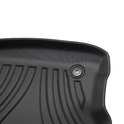 MKR Floor Mats For Chevy Silverado GMC Sierra 1500 2019-2025, 2020-2025 SLV SRA 2500 3500 HD Crew Cab With Rear Under-Seat Storage