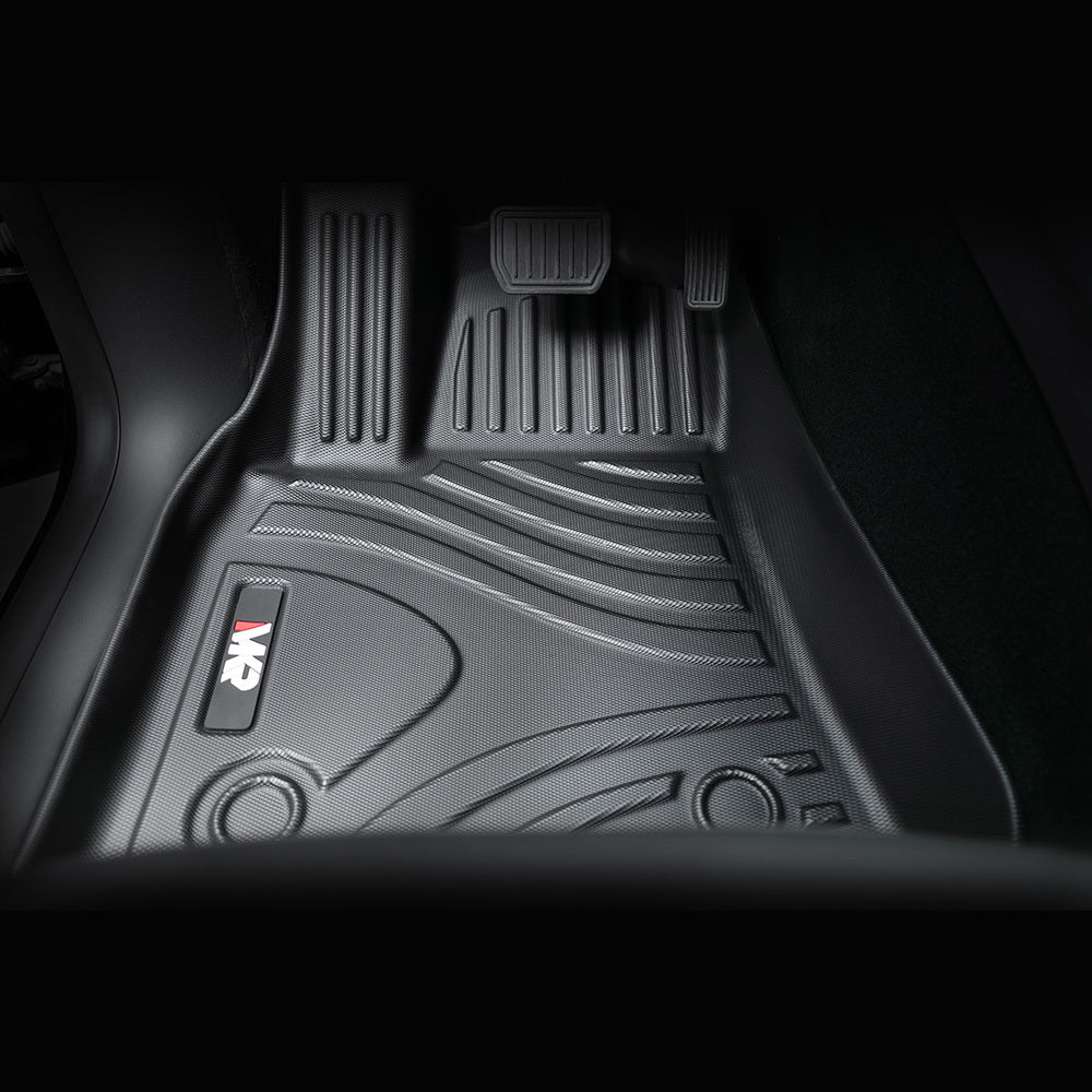 High Quality TPE Floor Mats For Tesla Model Y 2021-2022 Model 3 2023-2025 - Waterproof, Anti-Slip, 6 PCS Set
