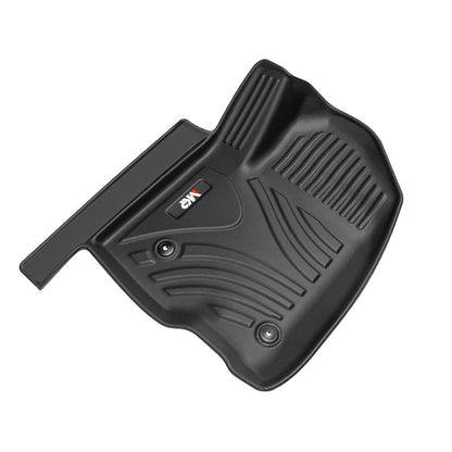 MKR Floor Mats For Chevy Silverado GMC Sierra 1500 2019-2025, 2020-2025 SLV SRA 2500 3500 HD Crew Cab With Rear Under-Seat Storage